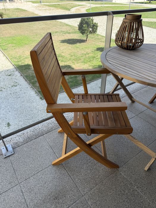 Conjunto de jardim NATERIAL – mesa + 2 cadeiras