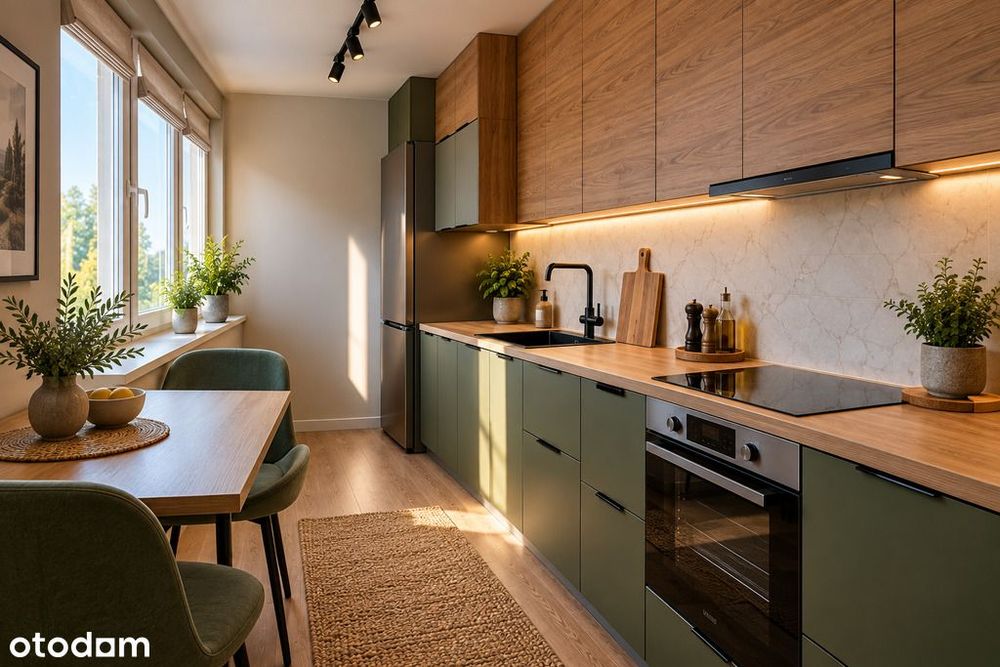 3 pokoje + balkon | 48,47 m² | Kościuszki | do aranżacji