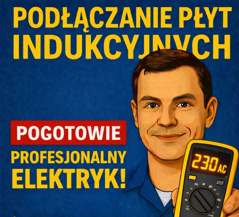 Podłączenie płyty indukcyjnej– elektryk SEP Gdańsk