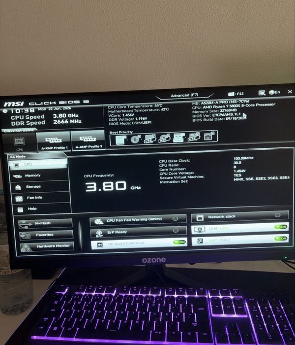 Computador Gamer AMD Rayzen 7 5800X