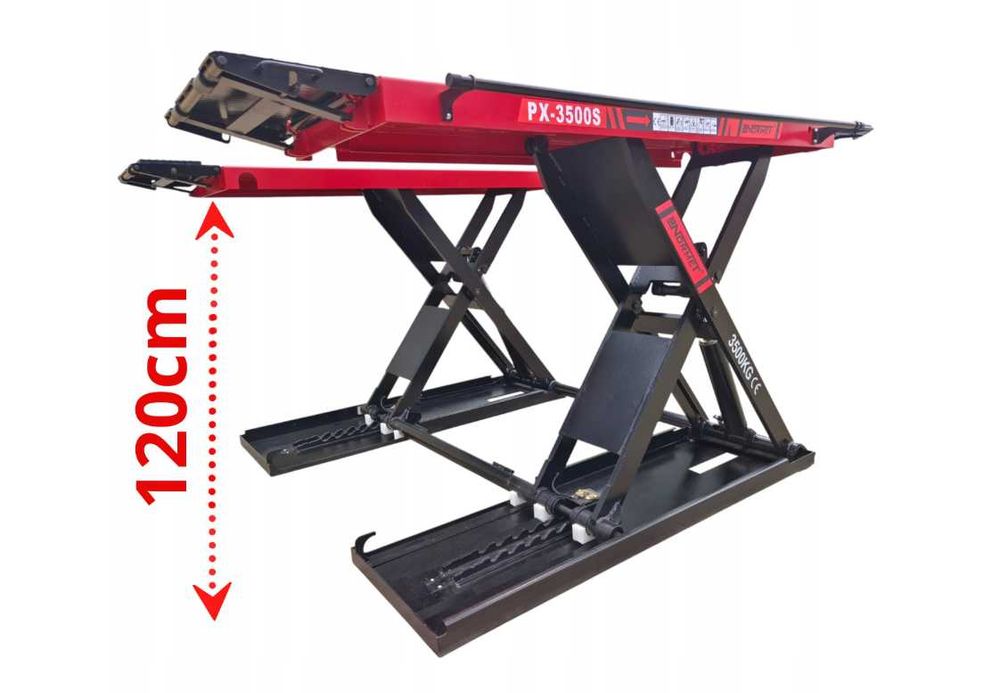 Profesjonalny PODNOŚNIK Nożycowy MOBILNY NORMET PX-3500S 120cm