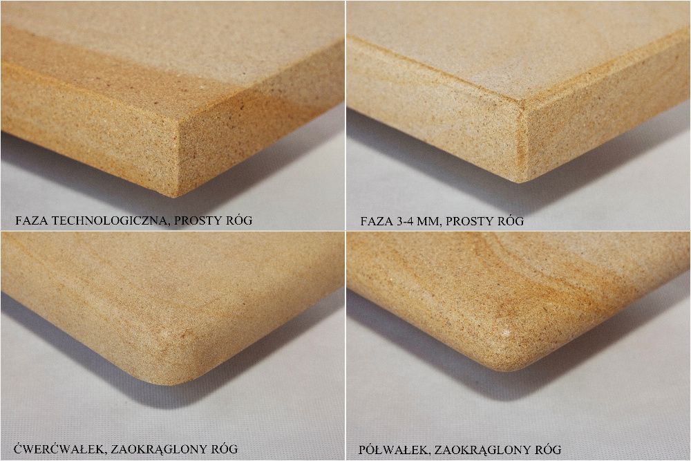 Kamienne parapety z piaskowca Długopole - wymiar, polerowane, trwałe