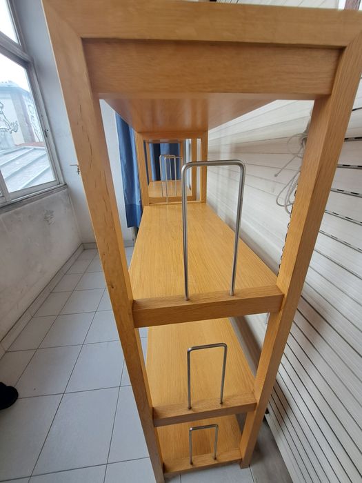 Estante carvalho maciço