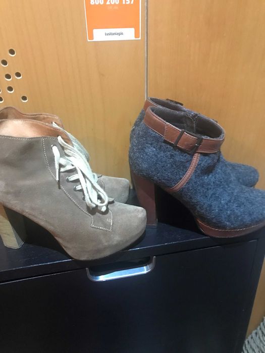 Vendo Sapatos/Botas multimarcas Nº38/39 (TOMMY; CalvinKlein, etc)