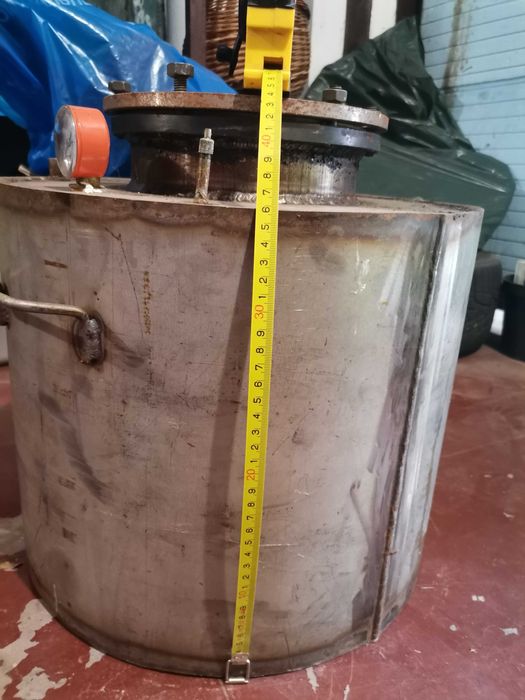 Автоклав з нержавіючої  сталі 5мм під газ 36 банок 0.5л