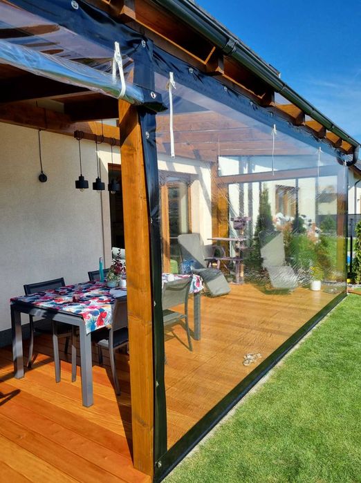 Plandeki, zabudowy na altany, wiaty, folie okienne, folie tarasowe