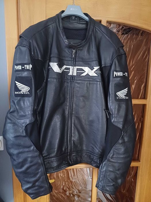 Kurtka  VTX czarna skóra