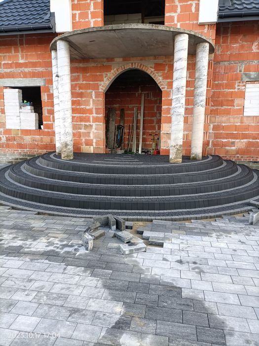 Układanie kostki brukowej,Ogrodnictwo