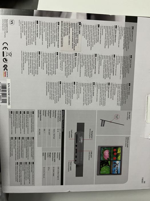 Moldura digital 25cm