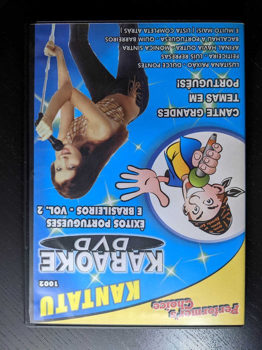 DVD Karaoke - Kantatu, êxitos portugueses e brasileiros vol 2