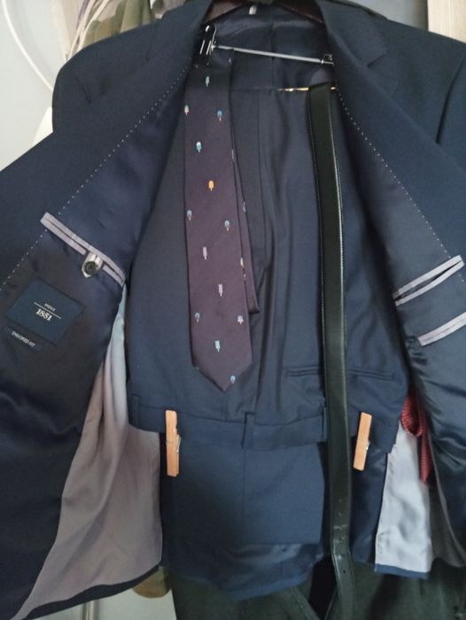 Garnitur Moss Bross Tailored Fit rozm.50/52