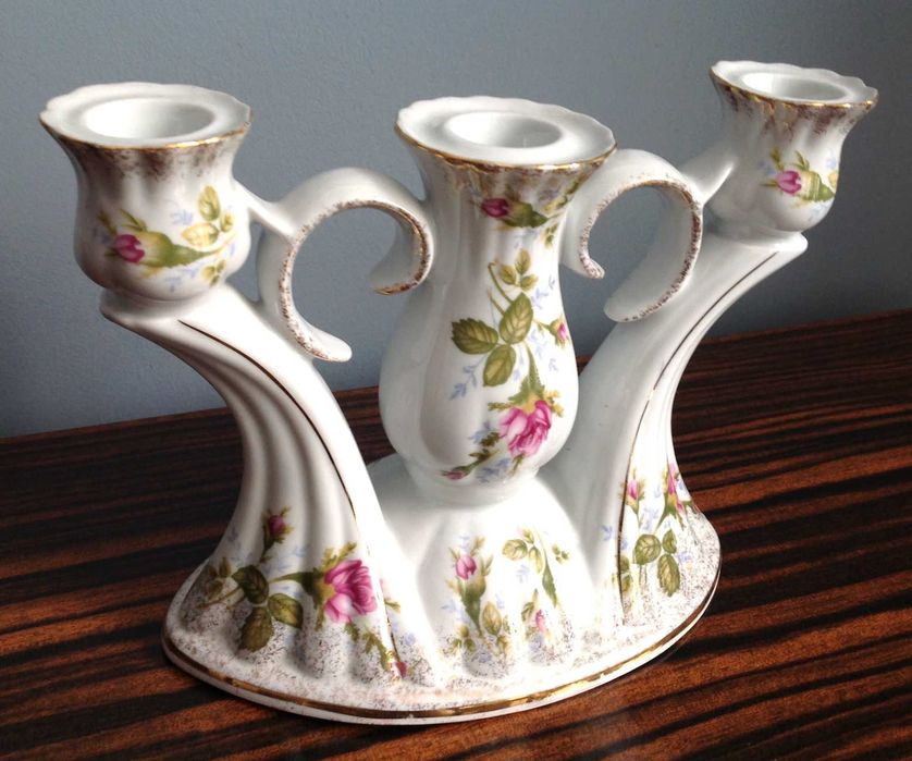 Chodzież Iwona Złota Róża imbryk + świecznik