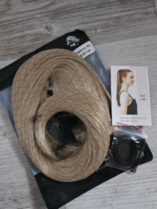 Wlosy doczepiane , wlosy doczepy 60cm , wlosy blond