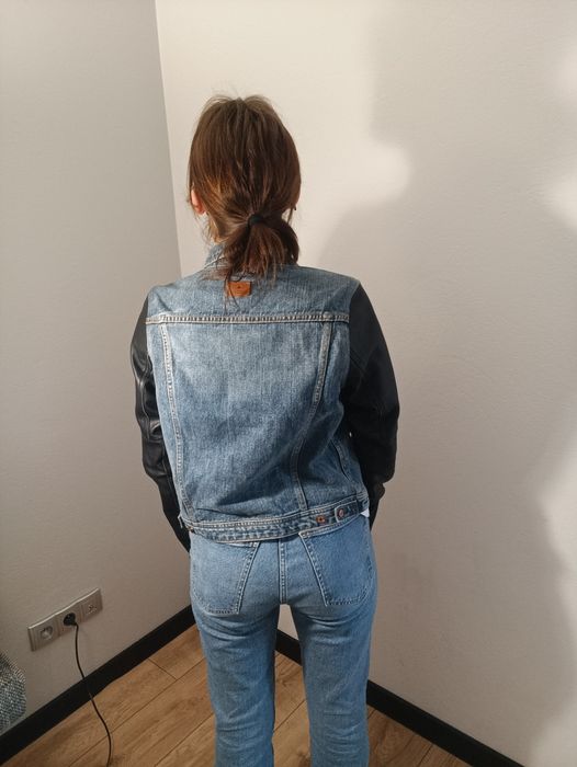 Kurtka ramoneska jeansowa