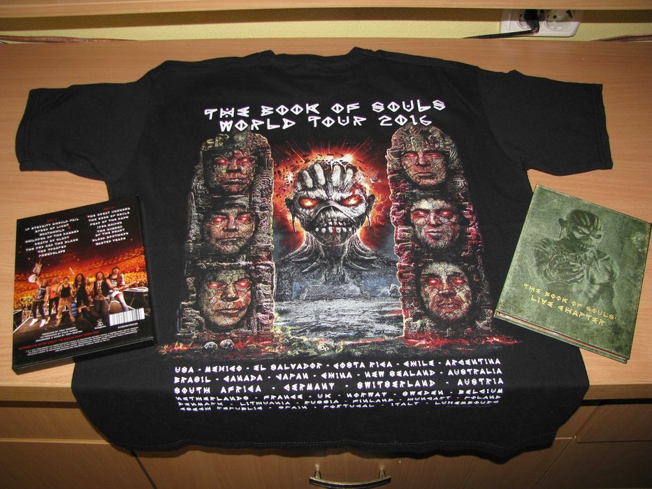 IRON MAIDEN  The Book of Souls футболка + 4CD (Bruce Dickinson)