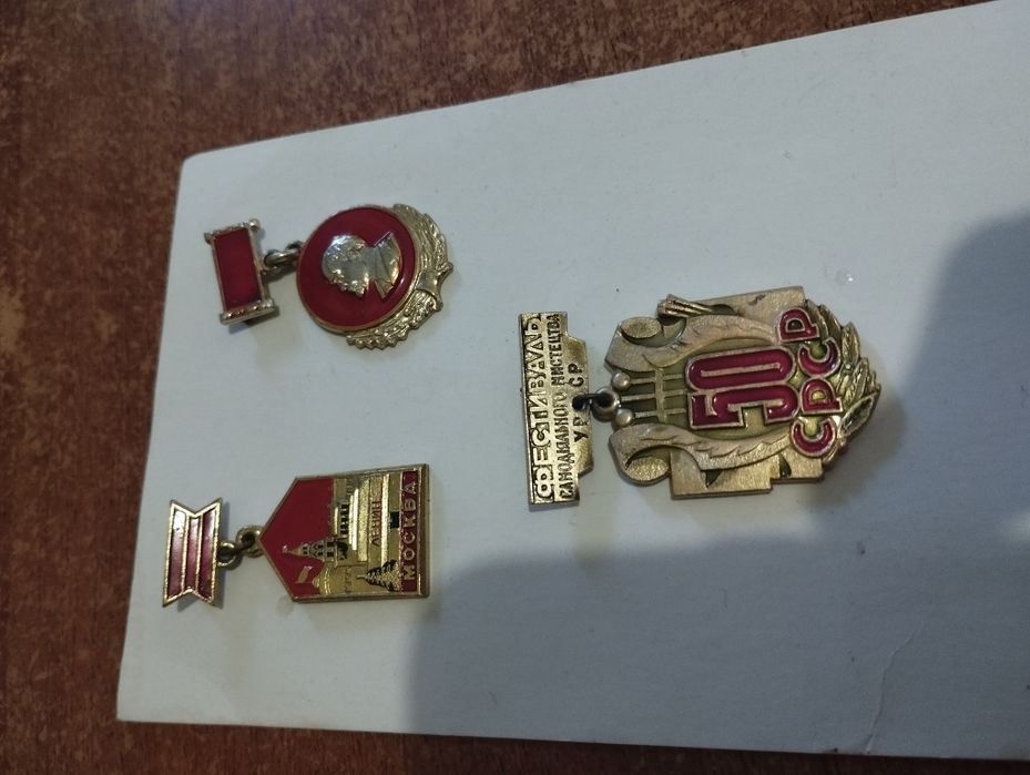 Значки СССР ленин