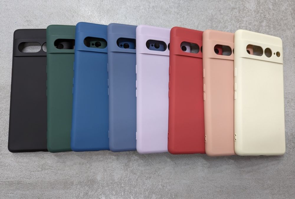 Чехол Софт Тач Google Pixel 7 Pro микрофибра все модели