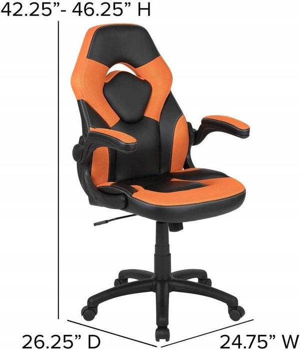 Flash Furniture X10 fotel gamingowy, ergonomiczny, regulowany