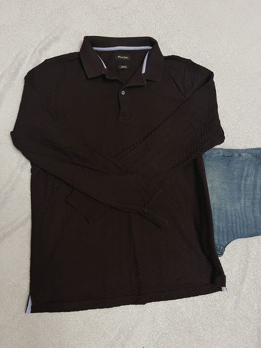 Лонгслів з комірцем Massimo Dutti