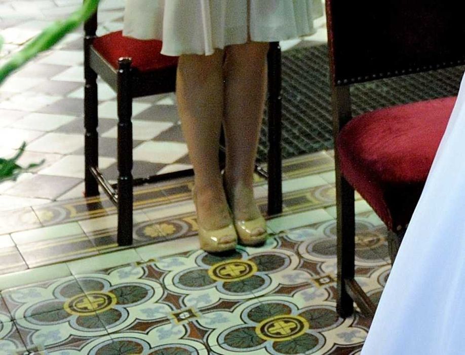 Buty damskie, wysokie obcasy, beżowe/nude, rozmiar 36