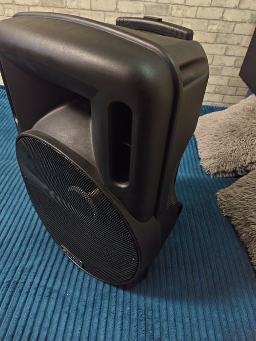 Fenton FT15LED głośnik 15" Kolumna aktywna z akumulatorem Bluetooth karta SD