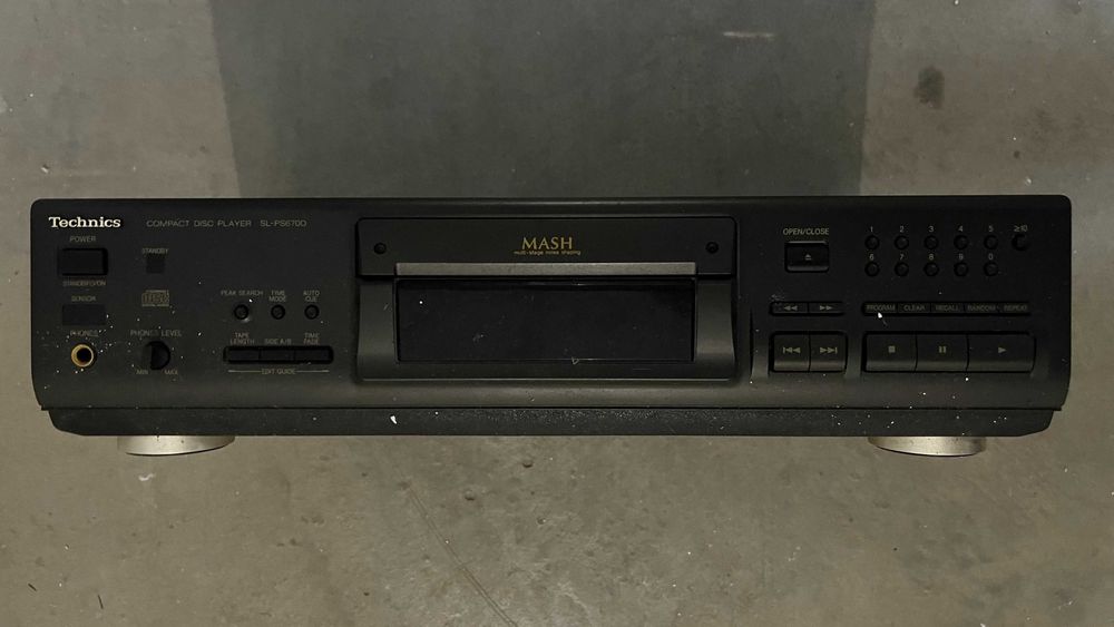Leitor de CD Compact Disc Player TECHNICS SL-PS670D
