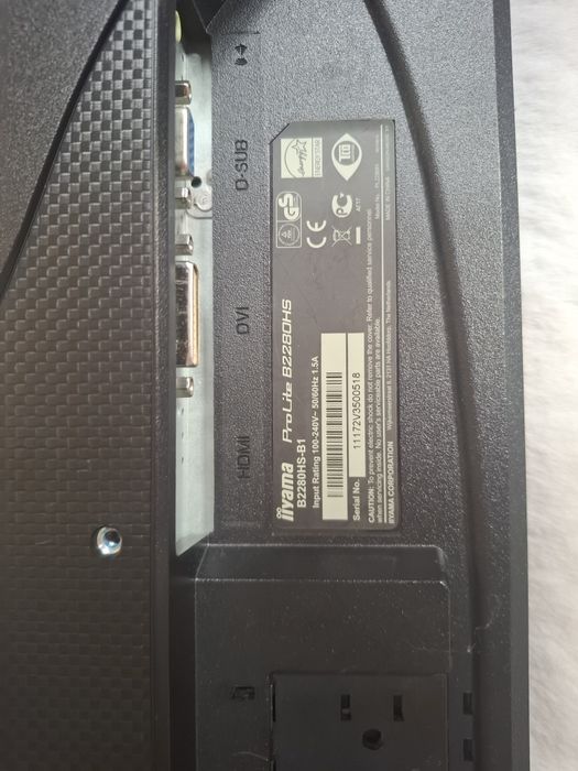 Monitor dla graczy  Iiyama ProLite B2280HS