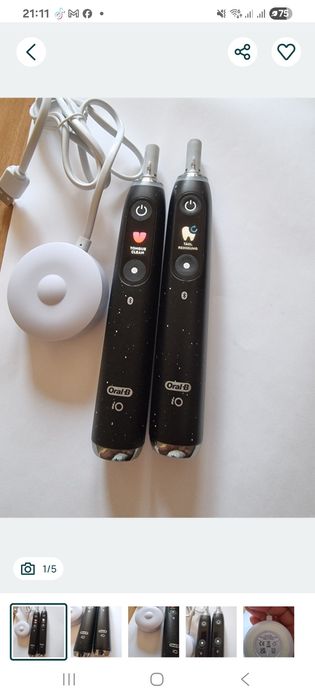 Oral b io 10 2szt +ladowarka