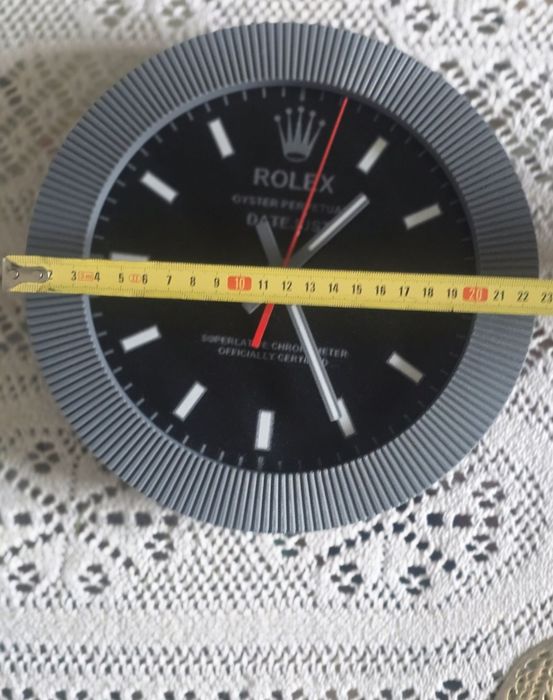 Zegar na ścianę z logo Rolex