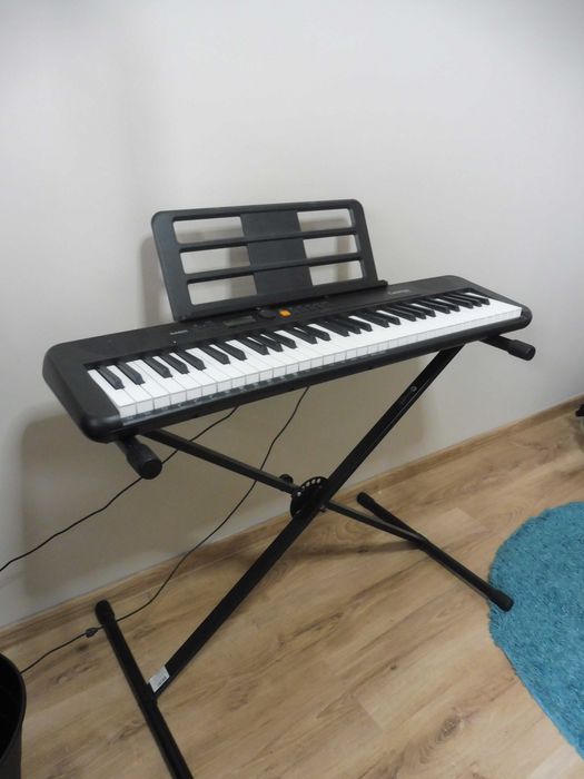 Keyboard Casio Casiotone CT-S200 Czarny + Statyw + Pulpit! Stan BDB