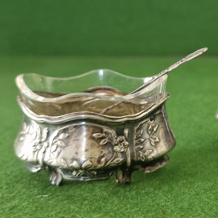 Saleiro em prata francesa