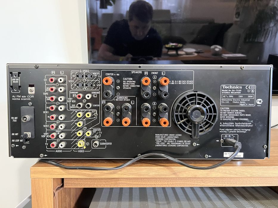 Technics SA-TX 30 przedni  panel i szybka stan idealny