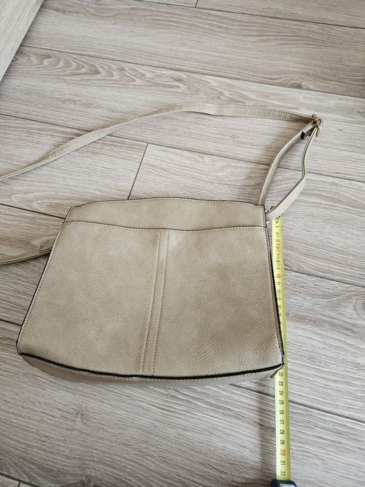 Beżowa torebka new look