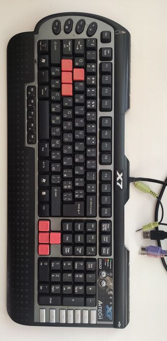 Клавіатура A4Tech X7 G800MU PS/2 (Black) Mult.gaming + USBport