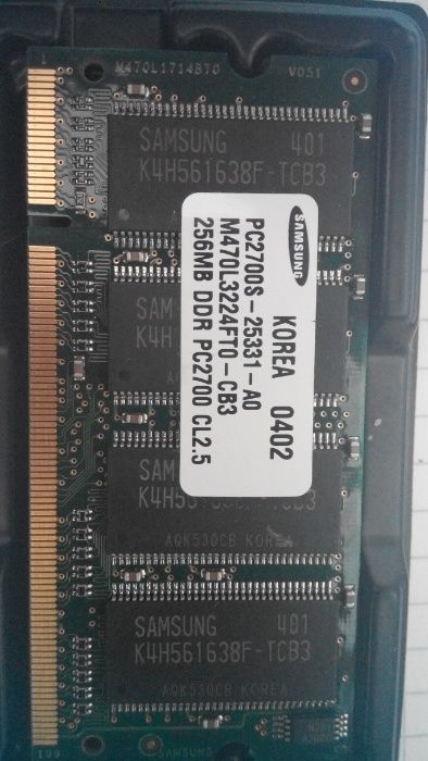 Memórias para portátil/Notebook/Netbook