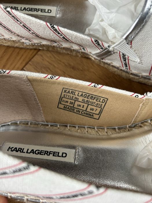 Espadryle damskie Karl Lagerfeld 38