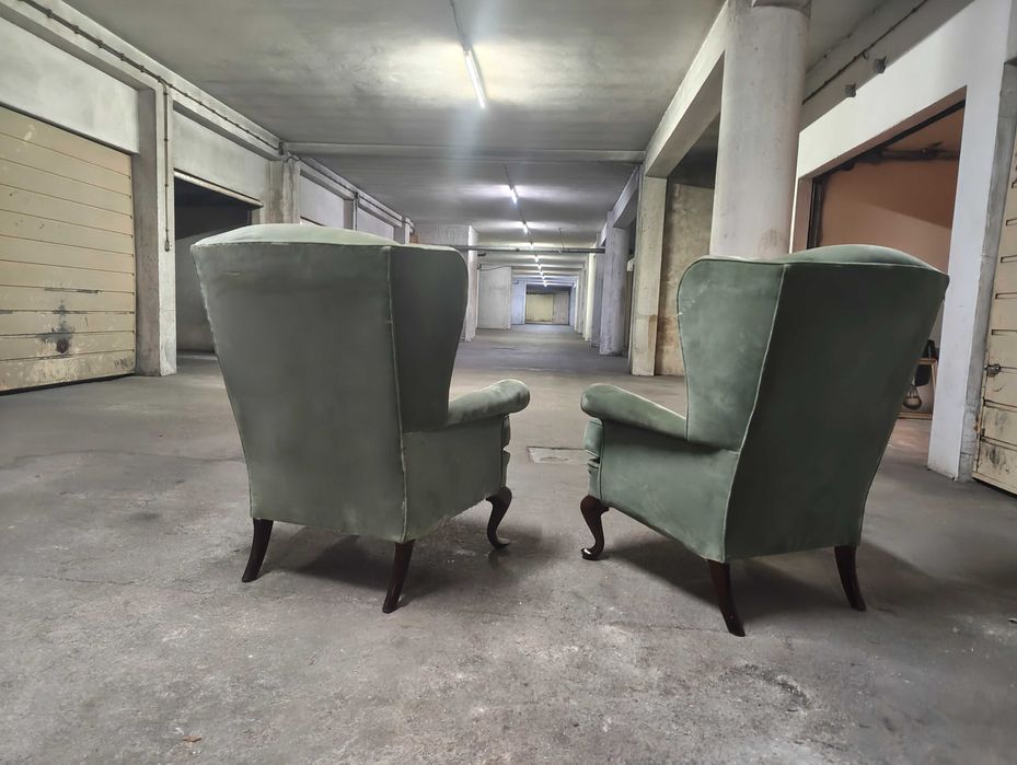 Par de Cadeirões em veludo