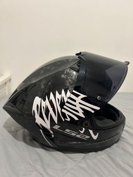 Capacete LS2 Ff807 Dragon Carbon