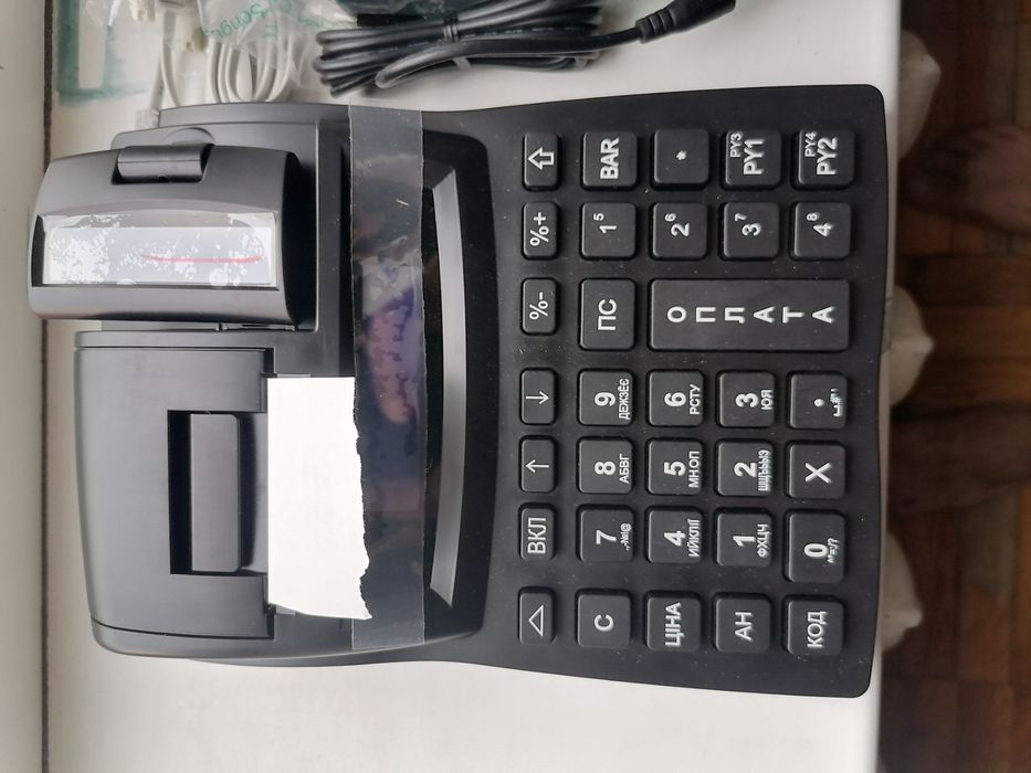 Кассовый аппарат и сканер