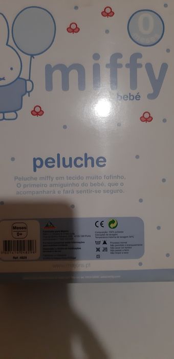 Peluche com guiso Miffy novo