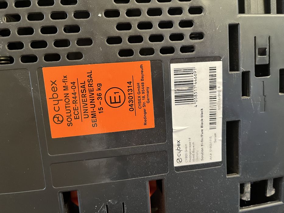 Cadeira auto Cybex 15-36 Kg