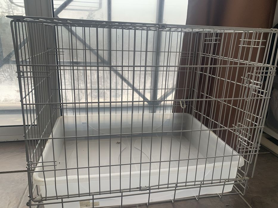 Клетка складная для собак с поддоном 76*62см