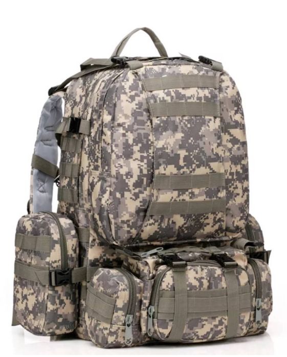 Рюкзак для походів , військовий 50л +10л, 80л