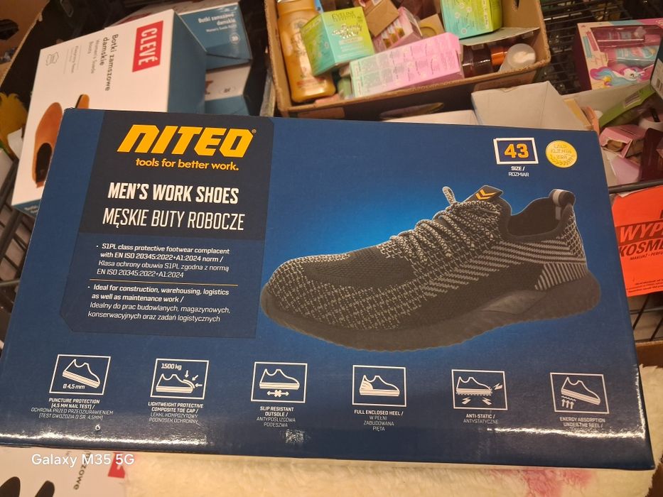 Buty robocze męskie rozmiar 43