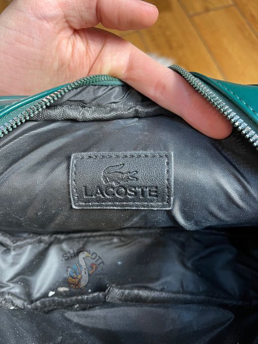 Барсетка LACOSTE чоловіча 25х20 см з пильником