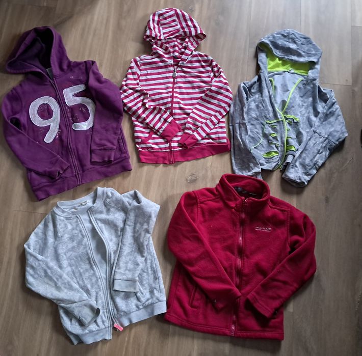 5 szt bluz dziewczęcych 122-128