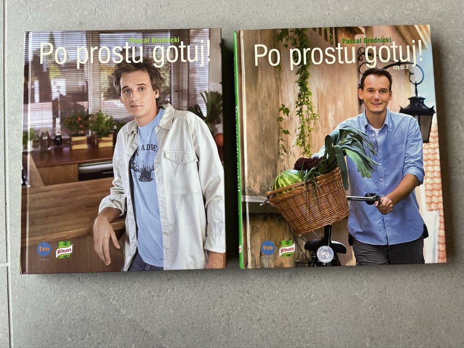Zestaw 2 książek: Po prostu gotuj -- Pascal Brodnicki