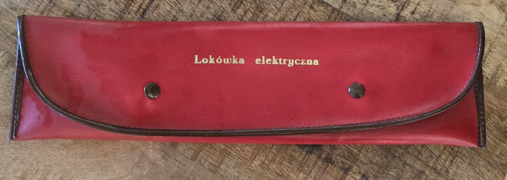 Historyczne kolekcjonerskie Etui na lokówkę opakowanie vintage PRL