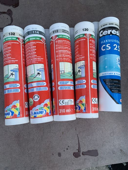 Силікон санітарний  Mapei ,Ceresit