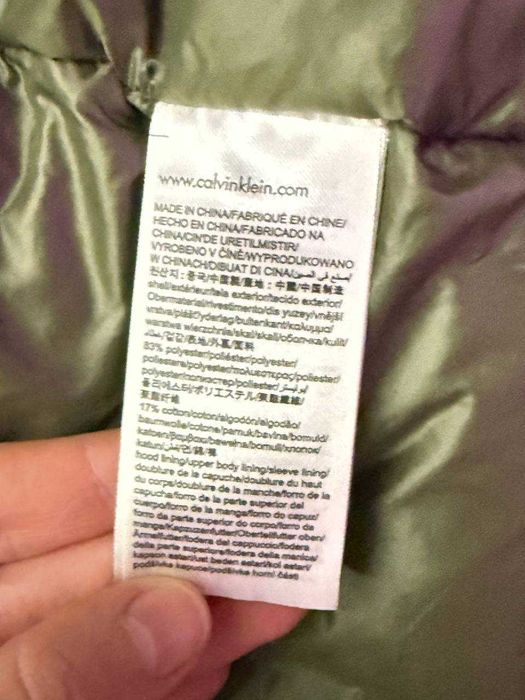 Пухова куртка Calvin Klein